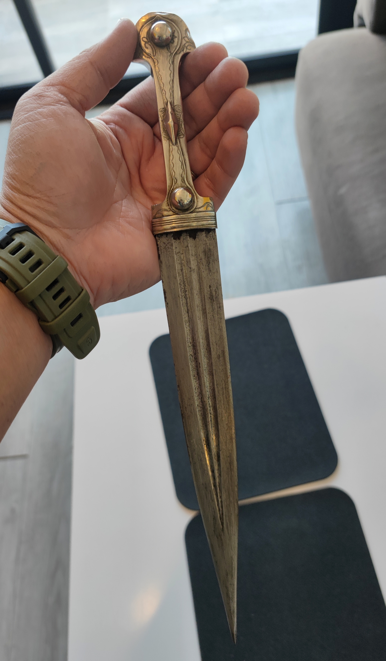 กริชคันจาลี ด้ามเงิน