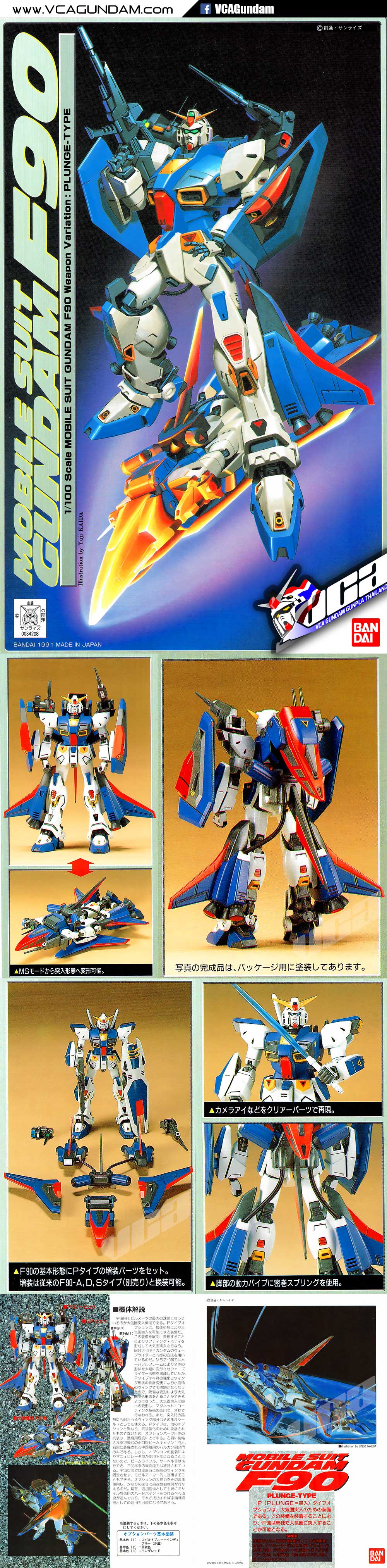 1/100 GUNDAM F90 P-TYPE กันดั้ม