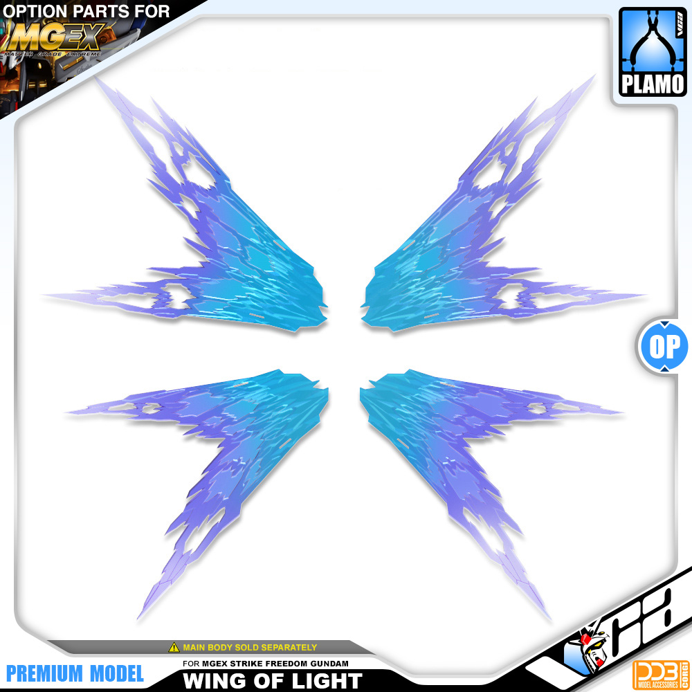 DDB Corgi Wings of Light for MGEX 1/100 Strike Freedom Gundam Action Figure Display Stand Holder Base VCA Gundam Bangkok Thailand