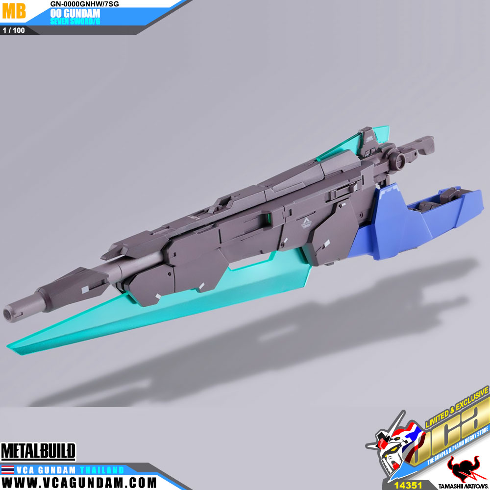 Metal Build GN-0000GNHW/7SG 00 GUNDAM SEVEN SWORD/G ดับเบิ้ลโอ กันดั้ม เซเว่น สว๊อด