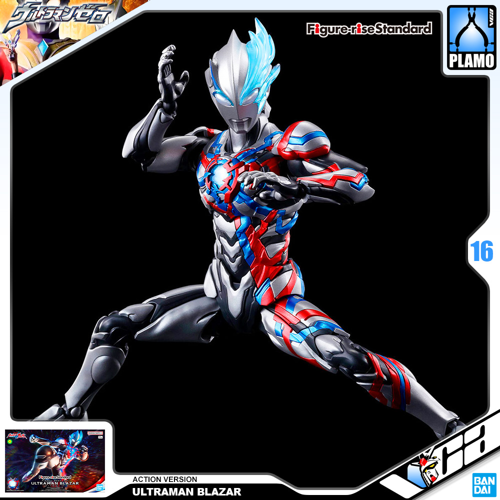 Bandai Figure Rise Standard Ultraman Blazar Plastic Model Kit Toy VCA Gundam Thailand