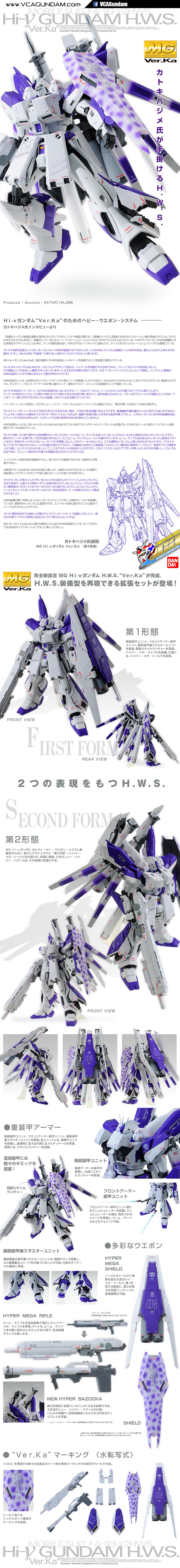 MG H.W.S. EXPANSION SET FOR HI-NU GUNDAM VER KA