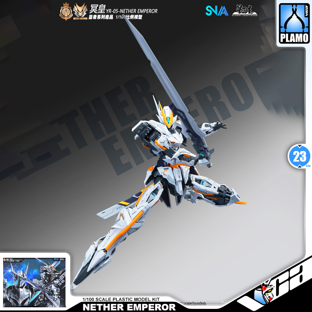 SNAA 1/100 Nether Emperor 冥皇 Master Grade MG Action Figure Mecha Plamo Kit VCA Gundam Thailand