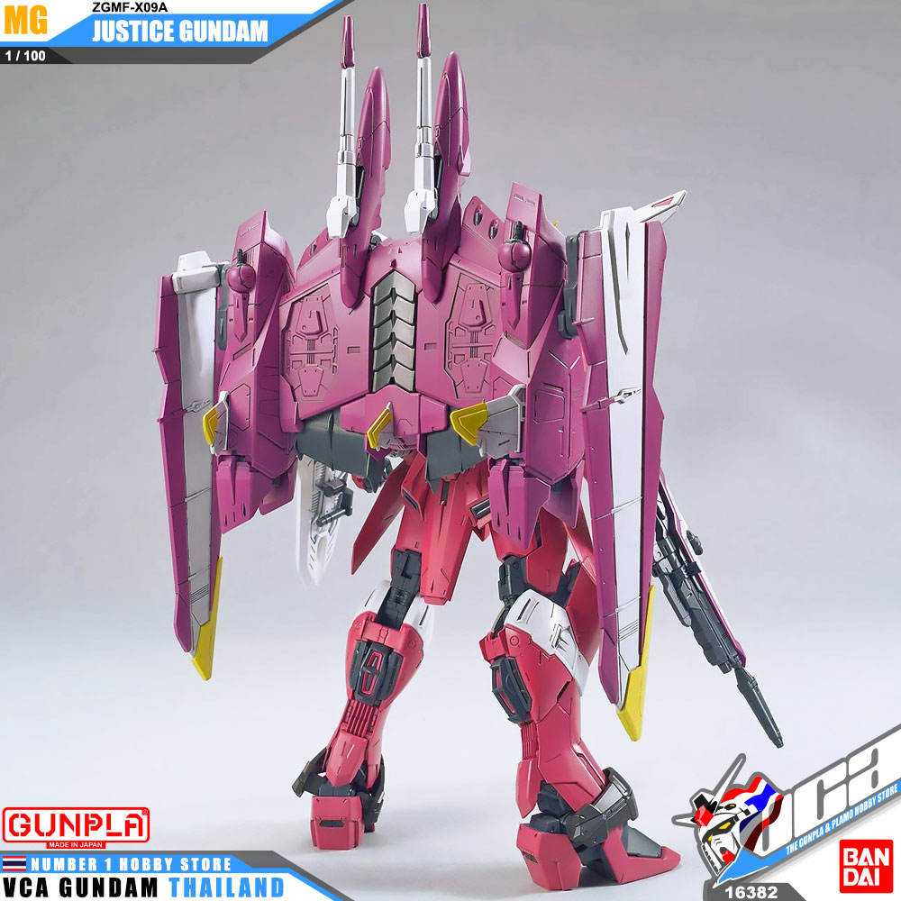 BANDAI GUNPLA MASTER GRADE MG 1/100 JUSTICE GUNDAM โมเดล กันดั้ม กันพลา VCA GUNDAM