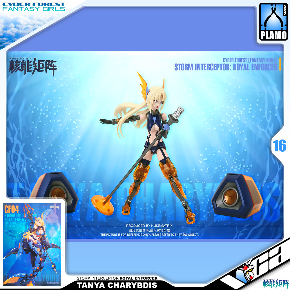 Nuke Matrix Cyber Forest Fantasy Girls STORM INTERCEPTOR ROYAL ENFORCER TANYA CHARYBDIS MERMAID