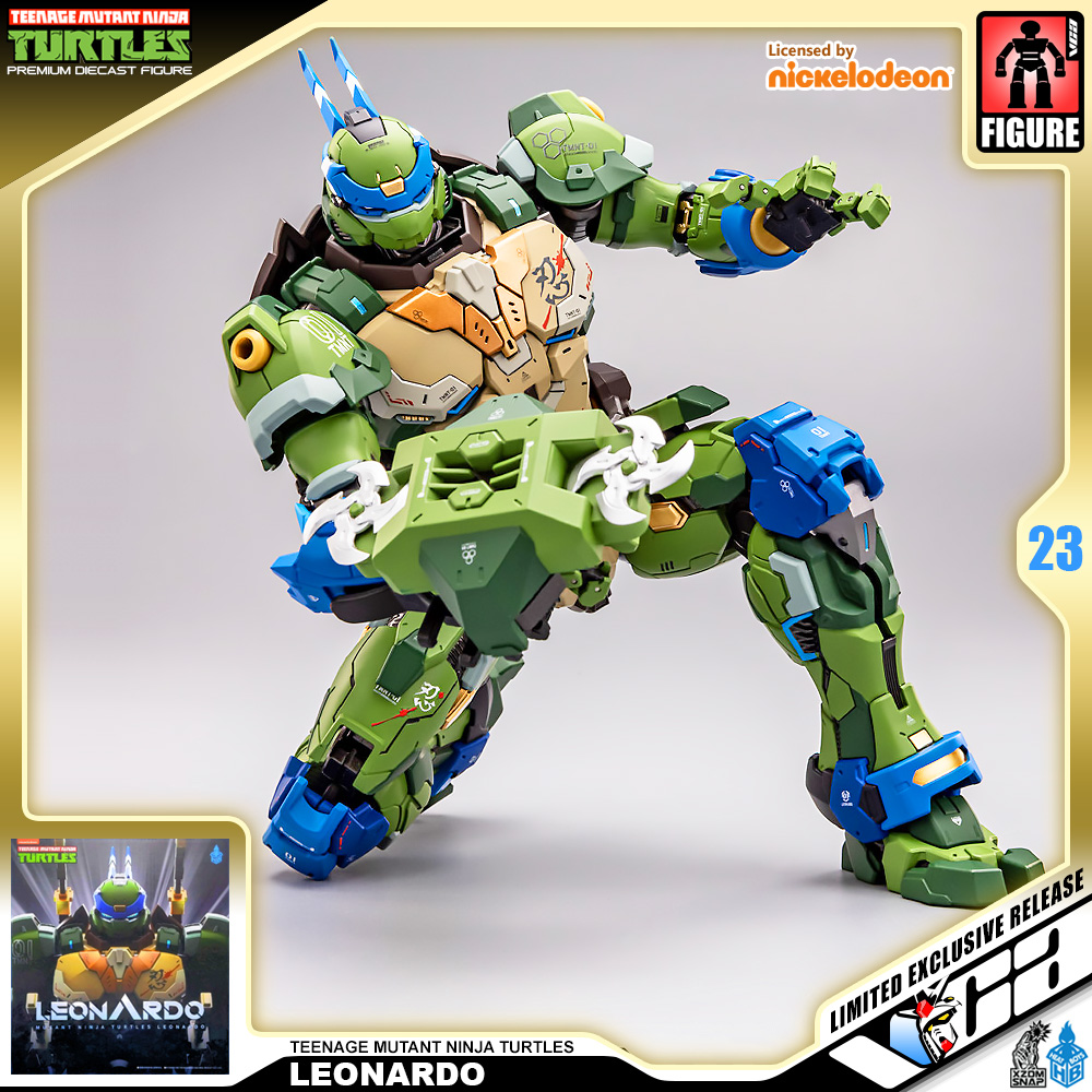 HEAT BOYS X SNAP DESIGN TMNT LEONARDO MECHA