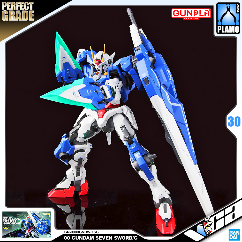 ⭐️ BANDAI GUNPLA PERFECT GRADE PG 1/60 00 GUNDAM SEVEN SSWORD/G ประกอบ หุ่นยนต์ โมเดล กันดั้ม กันพลา ของเล่น VCA GUNDAM