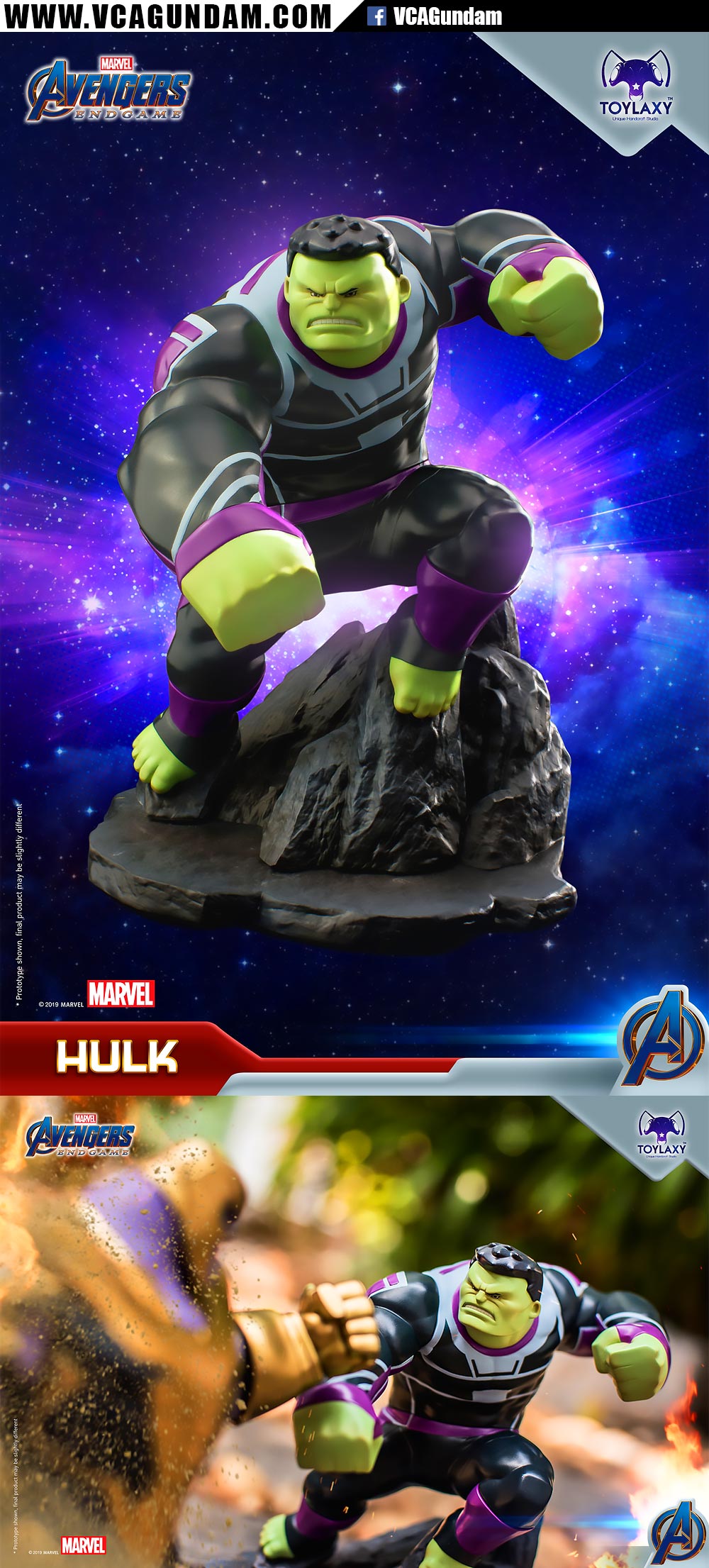 ToyLaxy™ MARVEL AVENGERS ENDGAME HULK