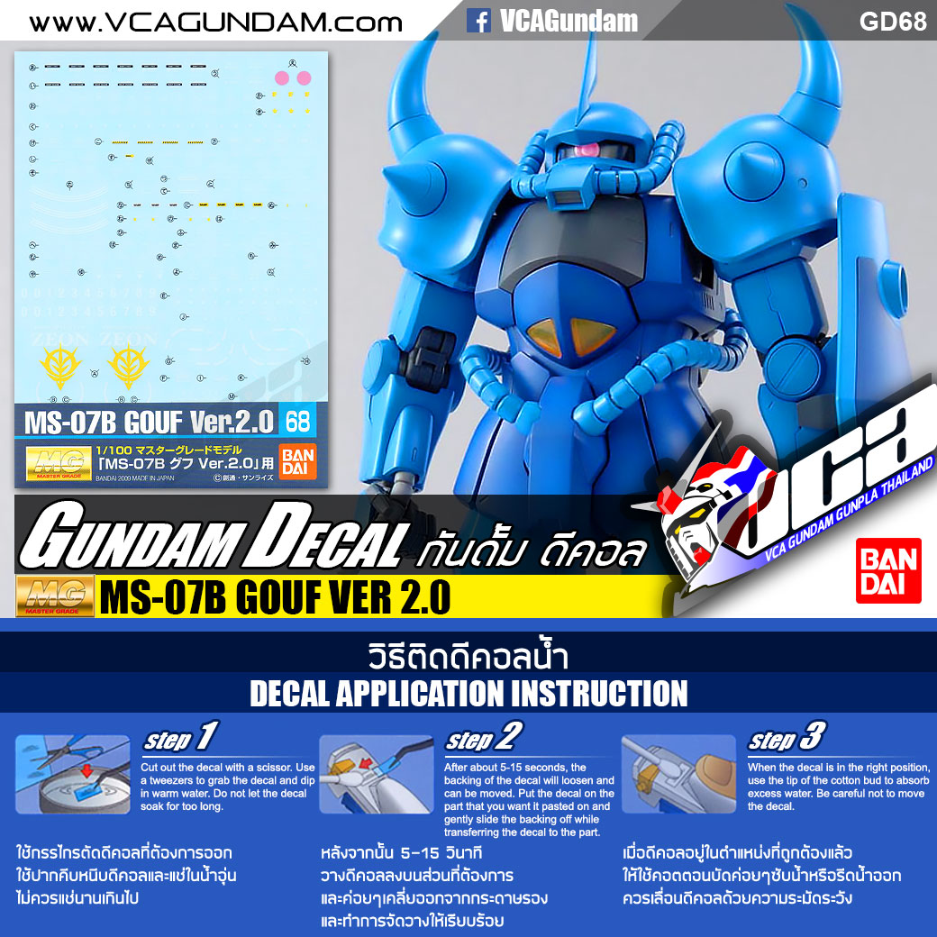 GD68 | MG MS-07B GOUF VER 2.0 โกฟ