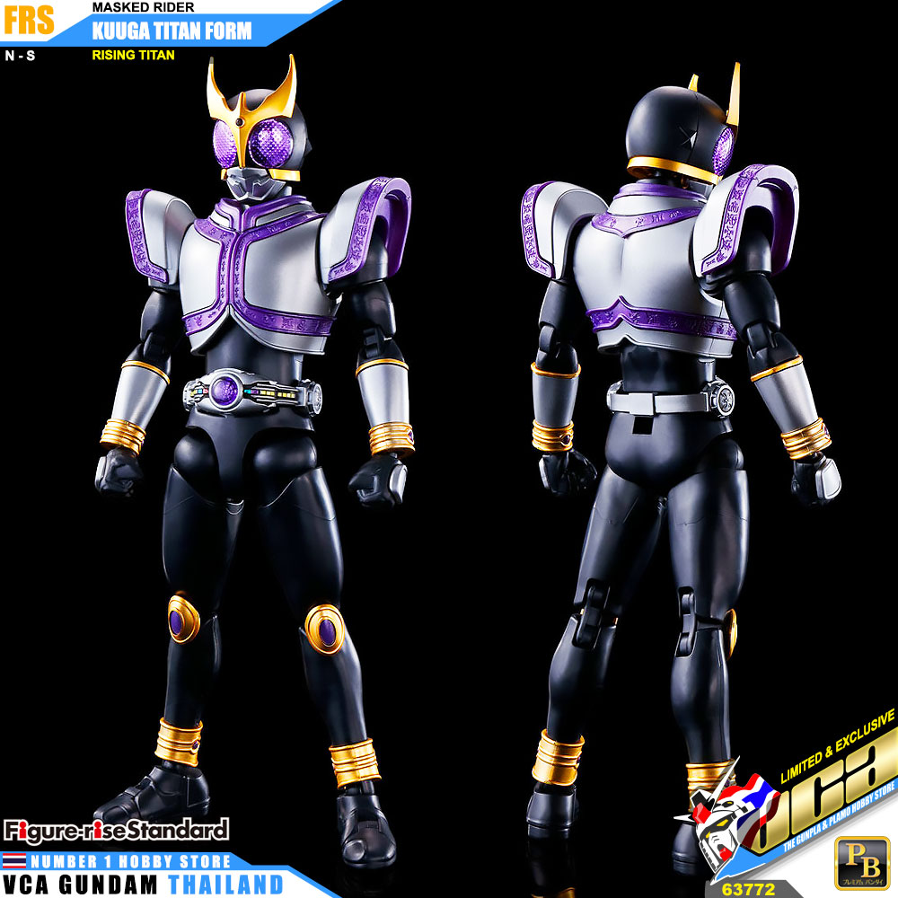 PREMIUM BANDAI FIGURE-RISE STANDARD MASKED RIDER KUUGA TITAN FORM RISING TITAN RISINGTITAN FIGURE RISE มาสค์ไรเดอร์บิลด์ พลาสติก โมเดล VCA GUNDAM