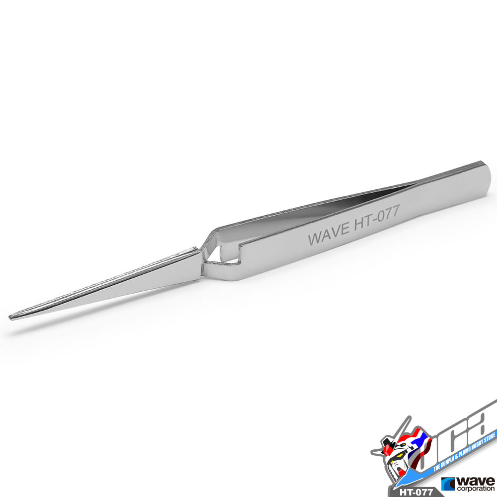 WAVE HT-077 HG STRAIGHT TWEEZERS (REVERSE ACTION TYPE)