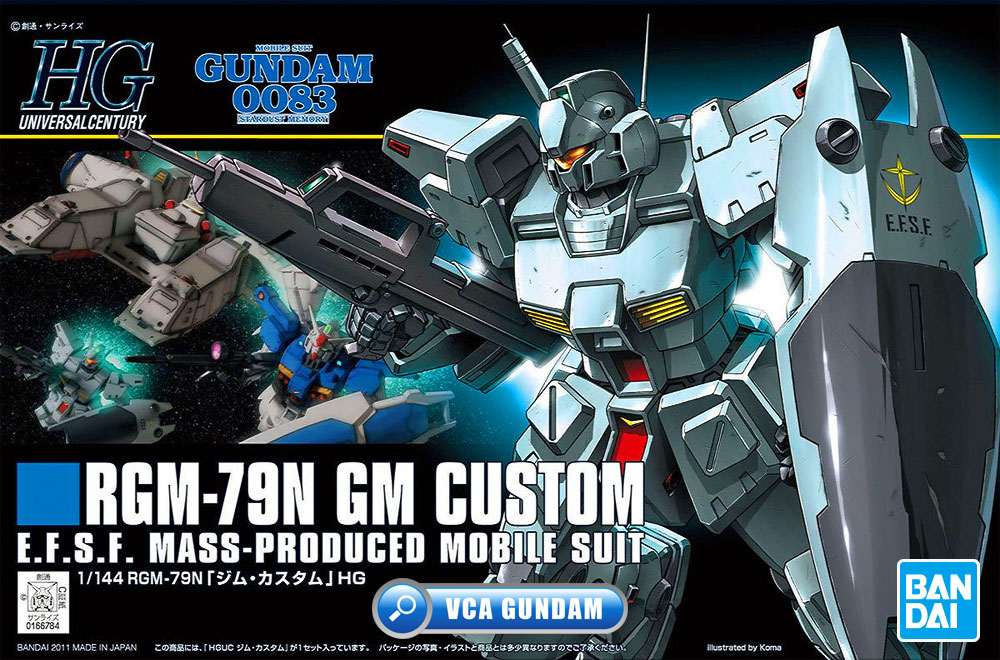 Bandai® HG RGM-79N GM CUSTOM : Inspired by LnwShop.com (v2)