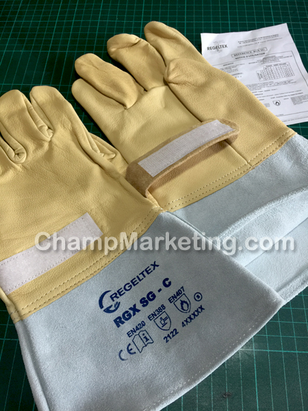RGXSG / C (#10) ถุงมือหนังสวมทับถุงมือกันไฟฟ้า Regeltex