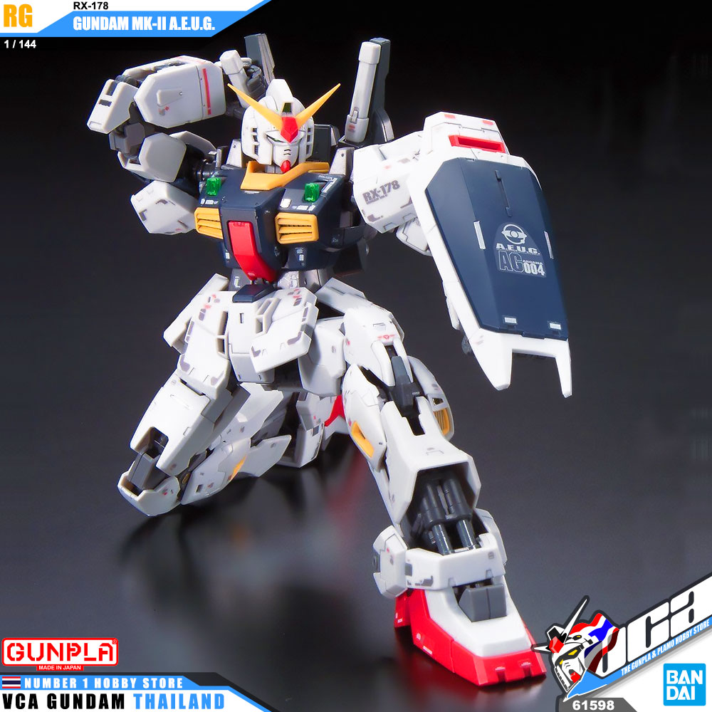 BANDAI GUNPLA REAL GRADE RG 1/144 GUNDAM MK-II AEUG A.E.U.G. โมเดล กันดั้ม กันพลา VCA GUNDAM