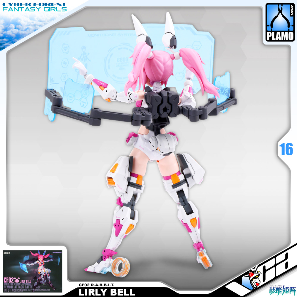 Nuke Matrix 核能矩阵 R.A.B.B.I.T. REMOTE ATTACK BATTLE BASE INFO TACTICIAN CF02 LIRLY BELL