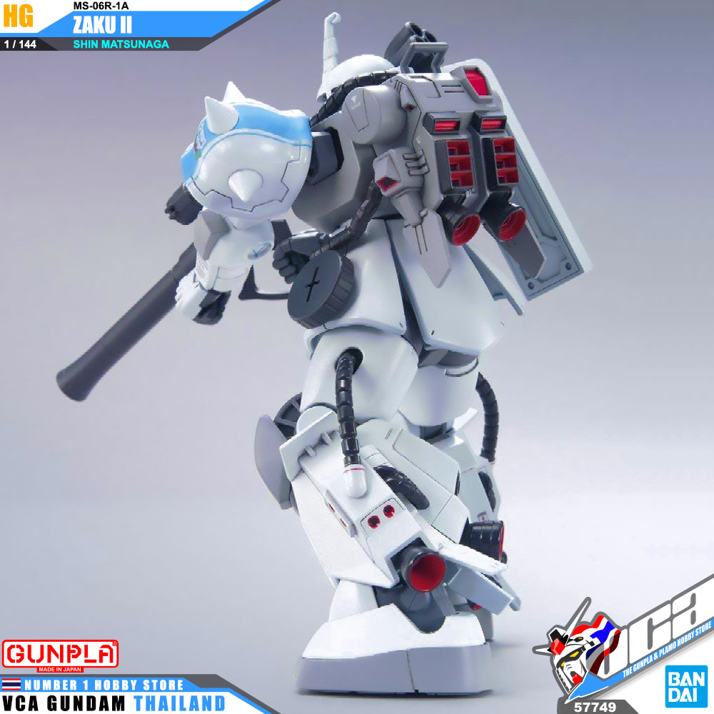 HG MS-06R-1A ZAKU II SHIN MATSUNAGA CUSTOM ซาคุ 2