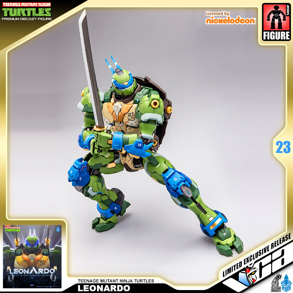 HEAT BOYS X SNAP DESIGN TMNT LEONARDO MECHA