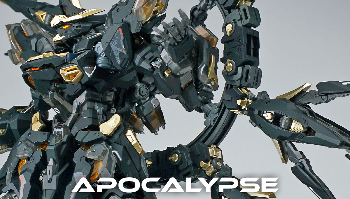 Vientiane Fusion 万象聚变 Apocalypse 天启 Black Gold Ver Metal Build Structure Model Action Figure Kit VCA Gundam Thailand