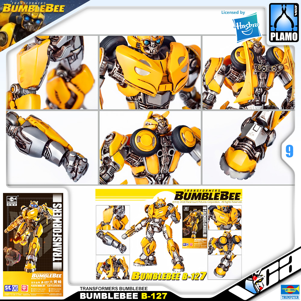 Trumpeter® Transformers Plastic Model Kits Series BUMBLEBEE B-127 TRANSFORMERS BUMBLEBEE