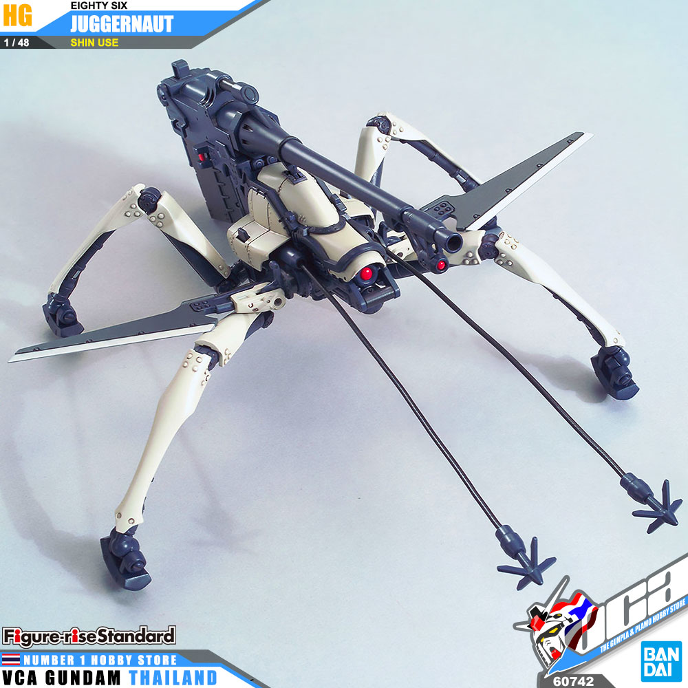 BANDAI 86 EIGHTY SIX HIGH GRADE HG 1/48 JUGGERNAUT SHIN USE โมเดล เอทตี้ซิกซ์ VCA GUNDAM