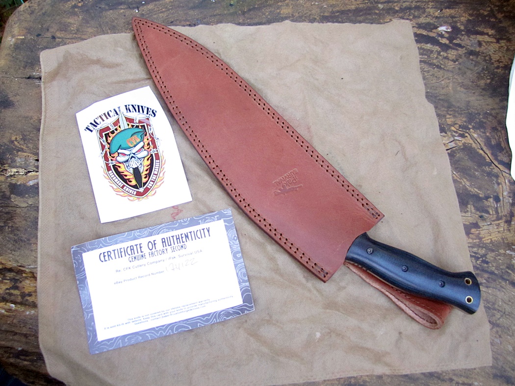 มีดเหล็ก D2 CFK USA iPak Custom Handmade