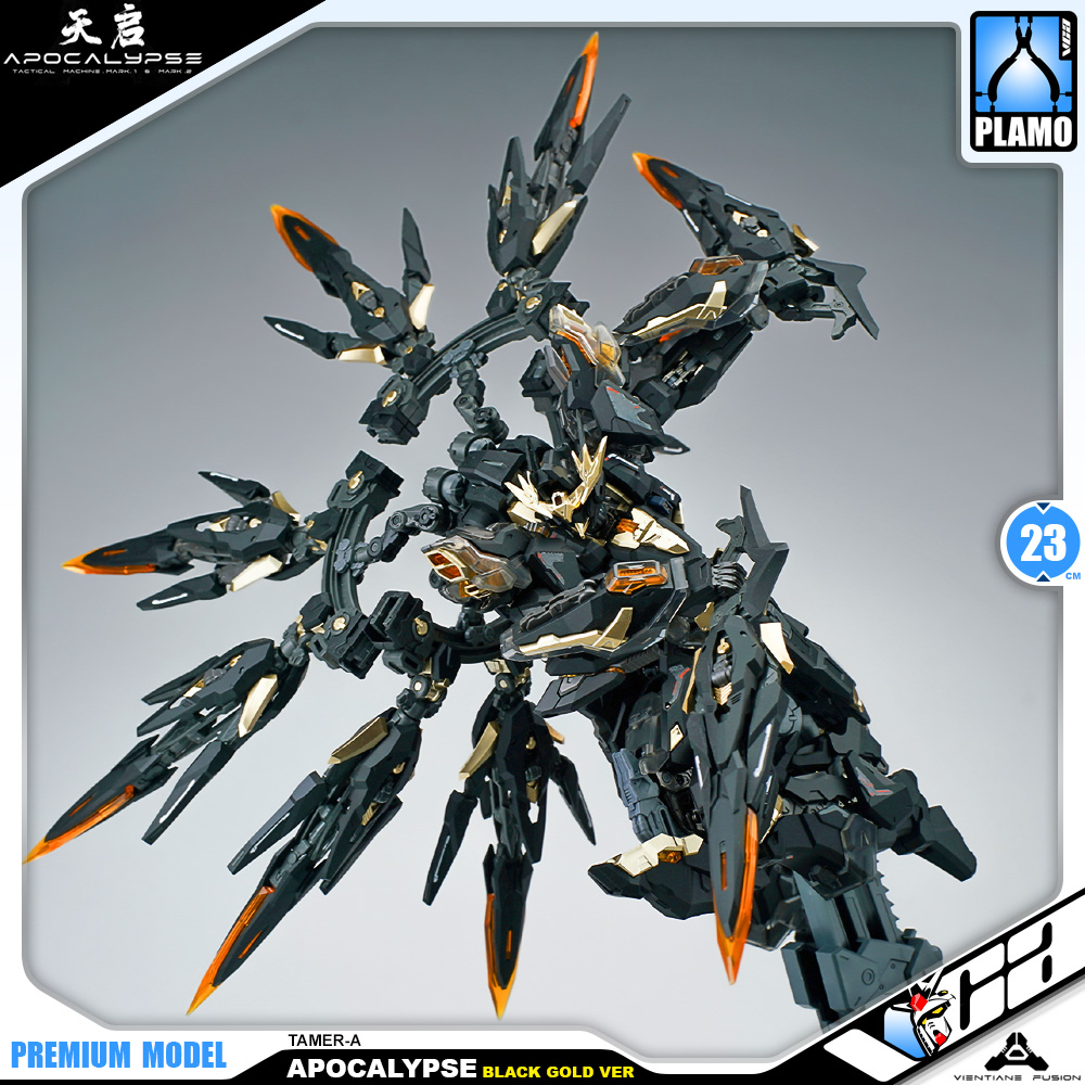Vientiane Fusion 万象聚变 Apocalypse 天启 Black Gold Ver Metal Build Structure Model Action Figure Kit VCA Gundam Thailand