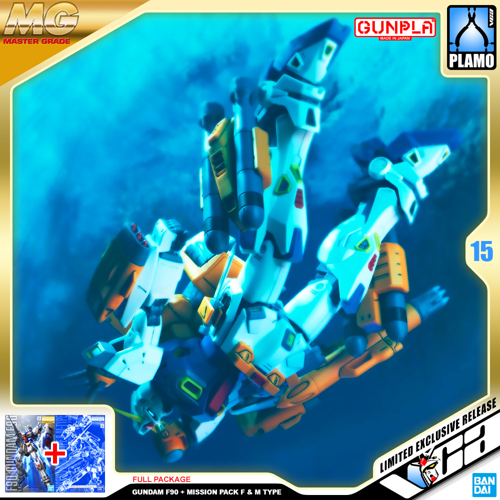 ⭐️ PREMIUM BANDAI PB GUNPLA MASTER GRADE MG 1/100 GUNDAM F90 MISSION PACK F M TYPE ประกอบ หุ่นยนต์ โมเดล กันดั้ม กันพลา ของเล่น VCA GUNDAM
