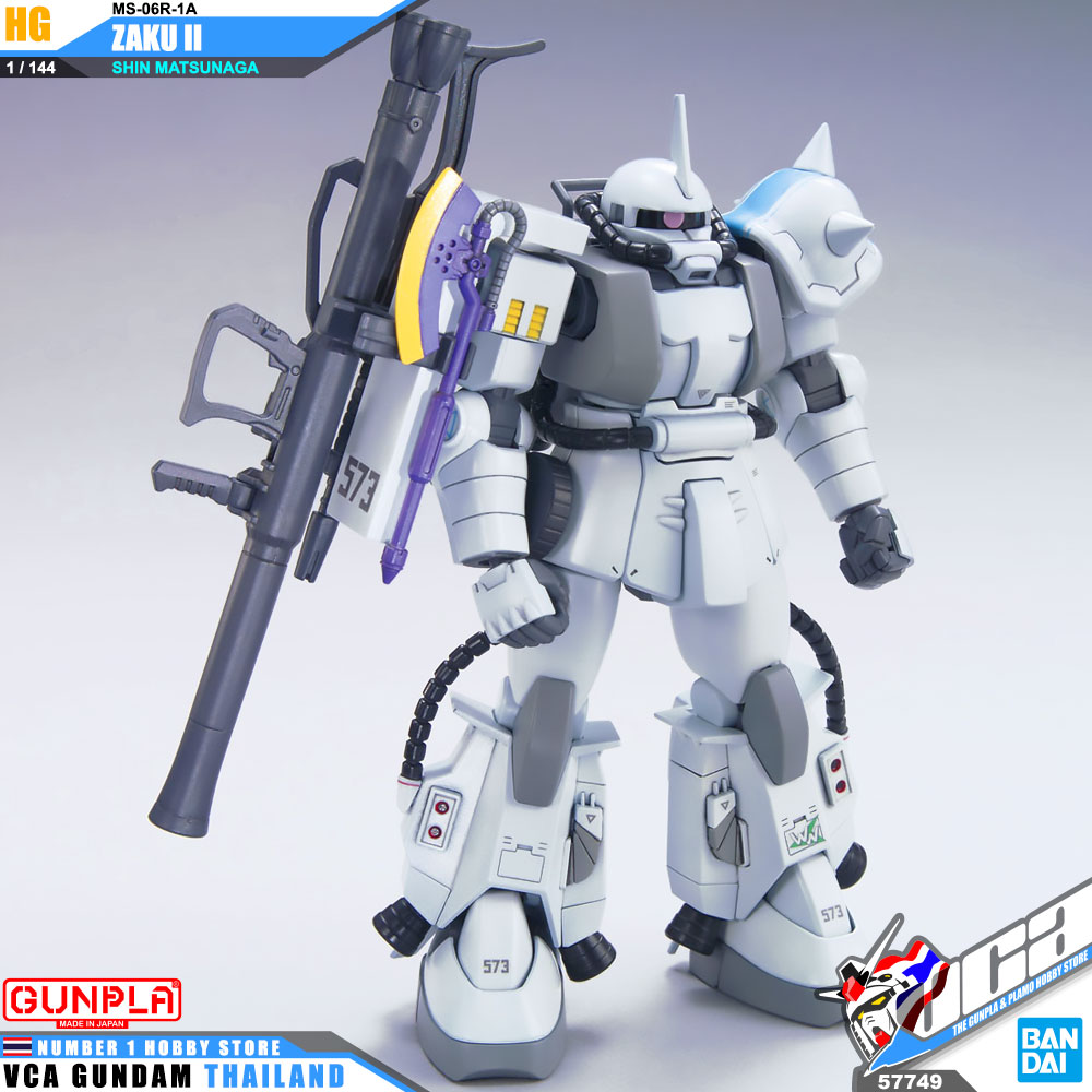 HG MS-06R-1A ZAKU II SHIN MATSUNAGA CUSTOM ซาคุ 2