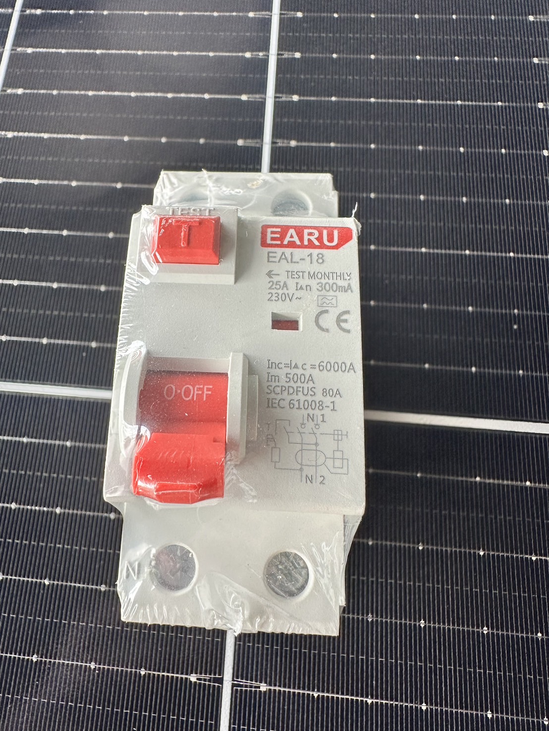 เบรกเกอร์กันดูด RCCB / EAL-18 AC 25A 2P 230V 300mA