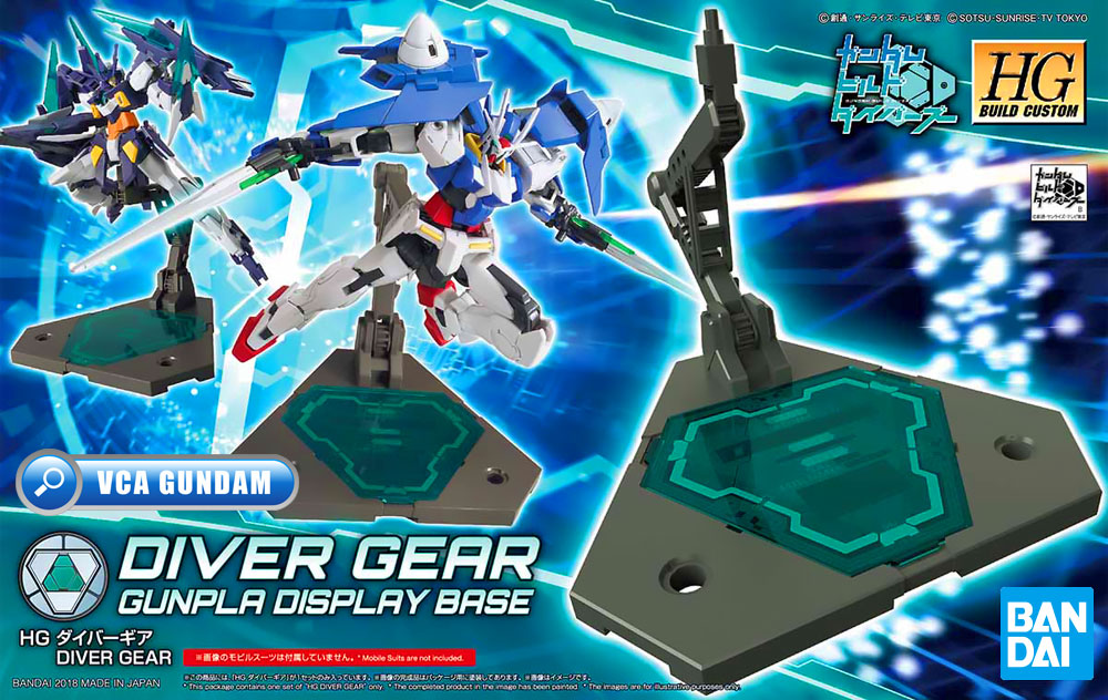 HG BUILD CUSTOM DIVER GEAR GUNPLA DISPLAY BASE
