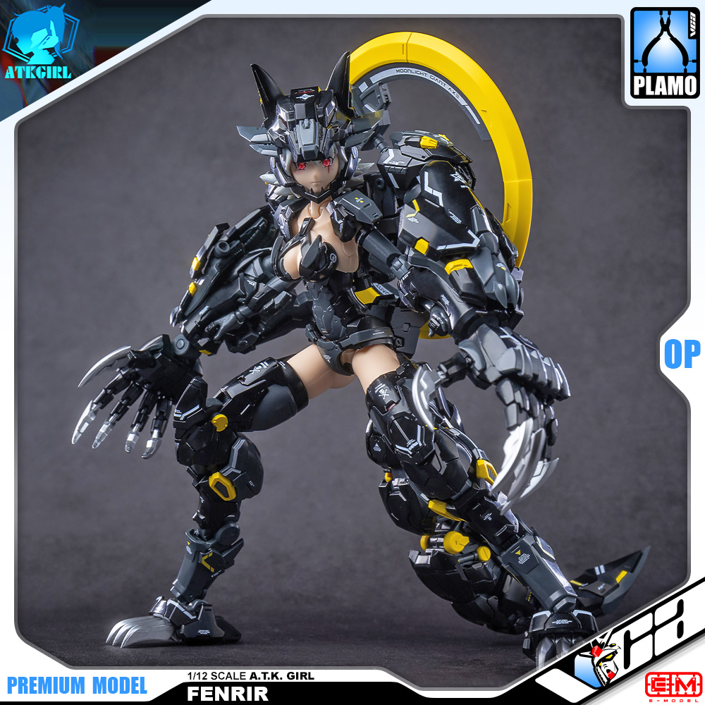 Eastern Model® Plastic Model Kit A.T.K. Girl FENRIR WOLF
