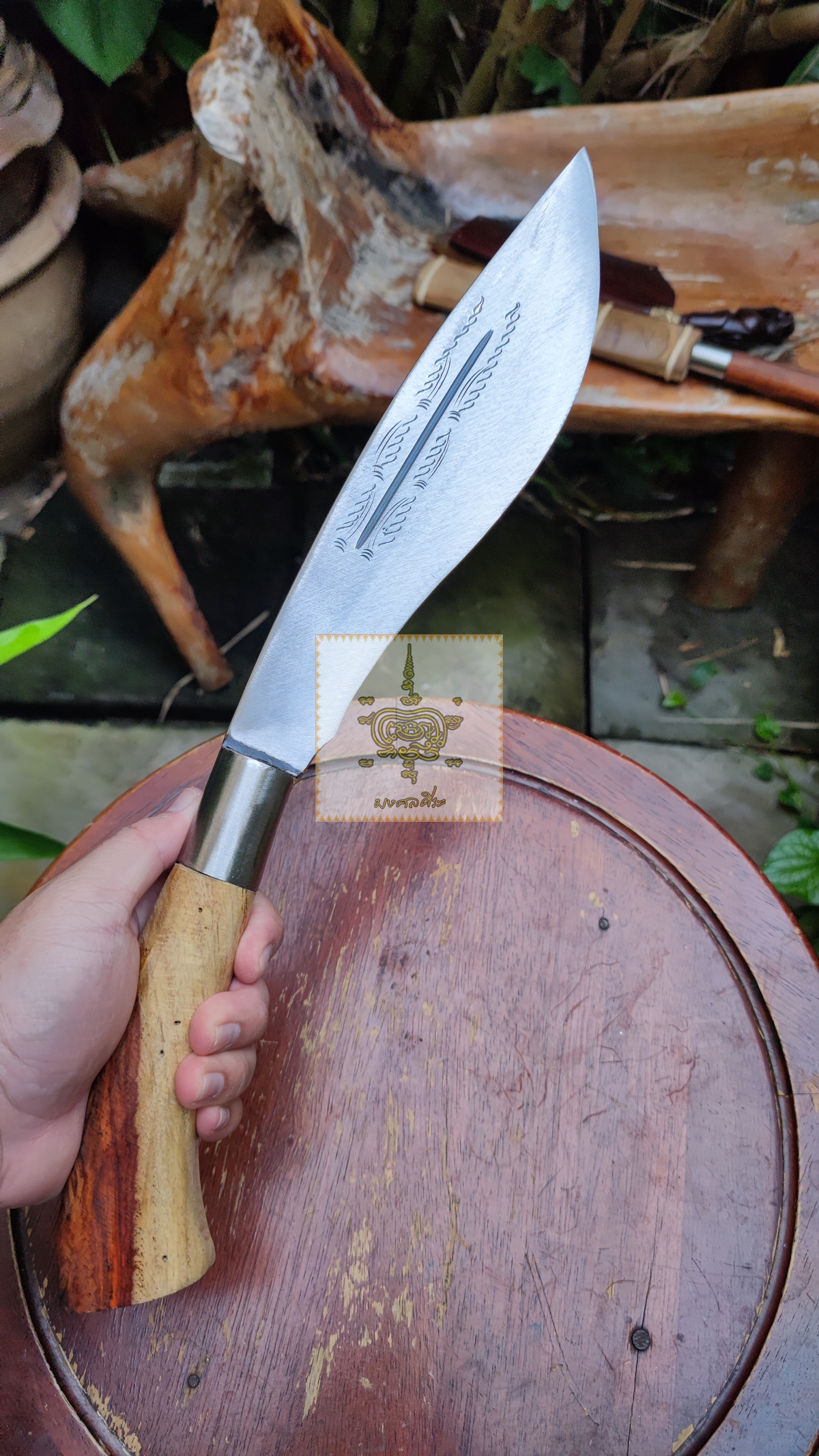 มีดเหน็บ ตอกลาย