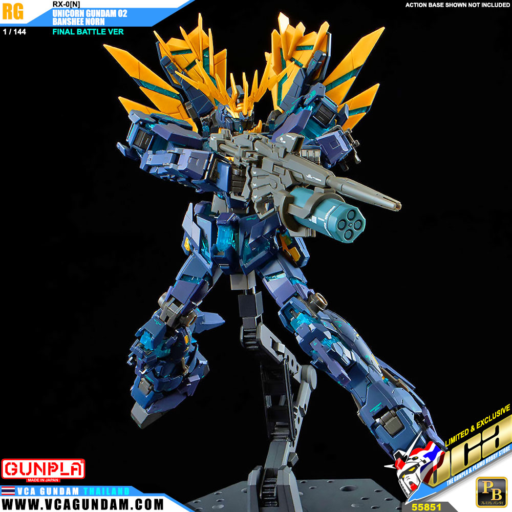 RG UNICORN GUNDAM 02 BANSHEE NORN (FINAL BATTLE VER) ยูนิคอร์น กันดั้ม 02 บันชี นอร์น