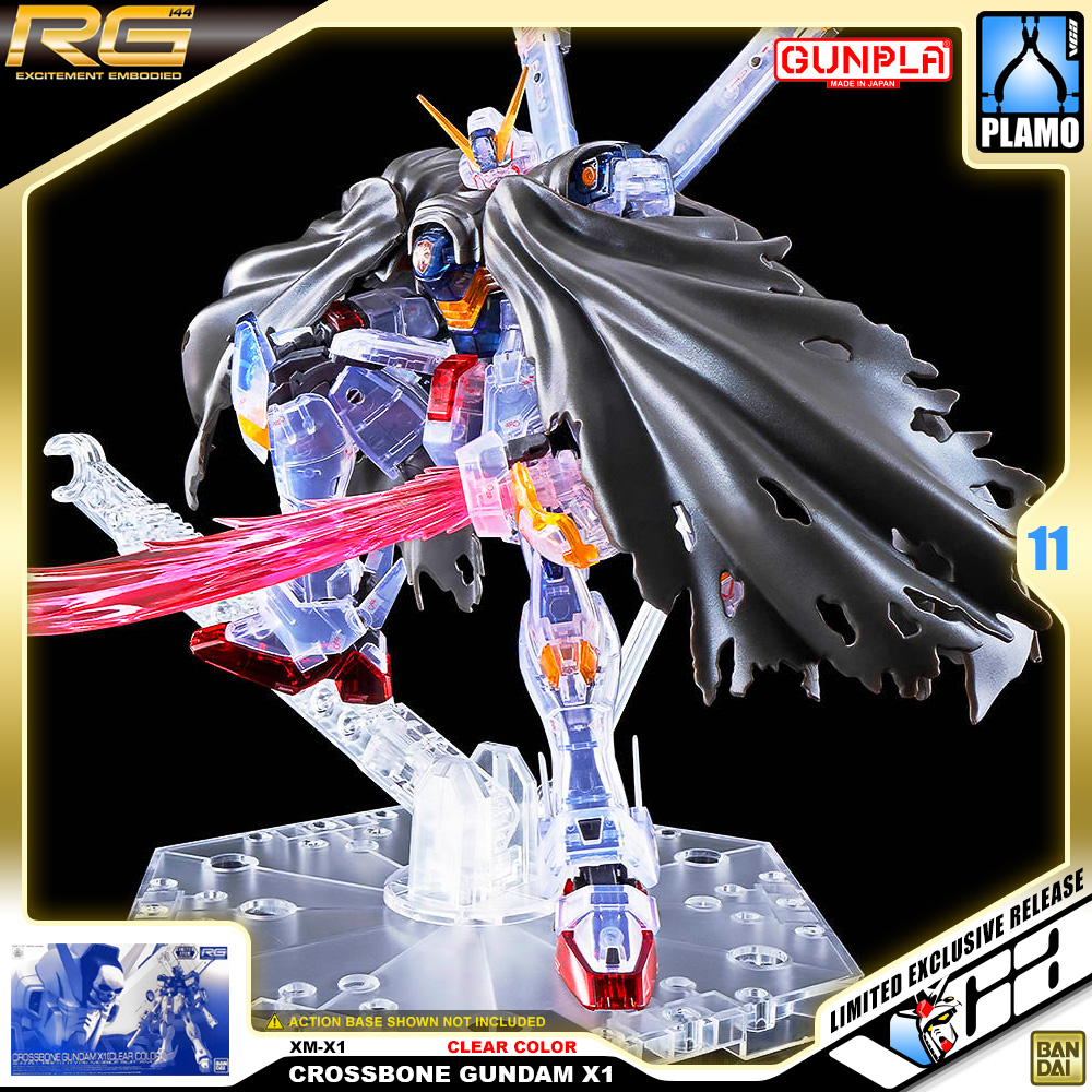 RG CROSSBONE GUNDAM X1 (CLEAR COLOR)