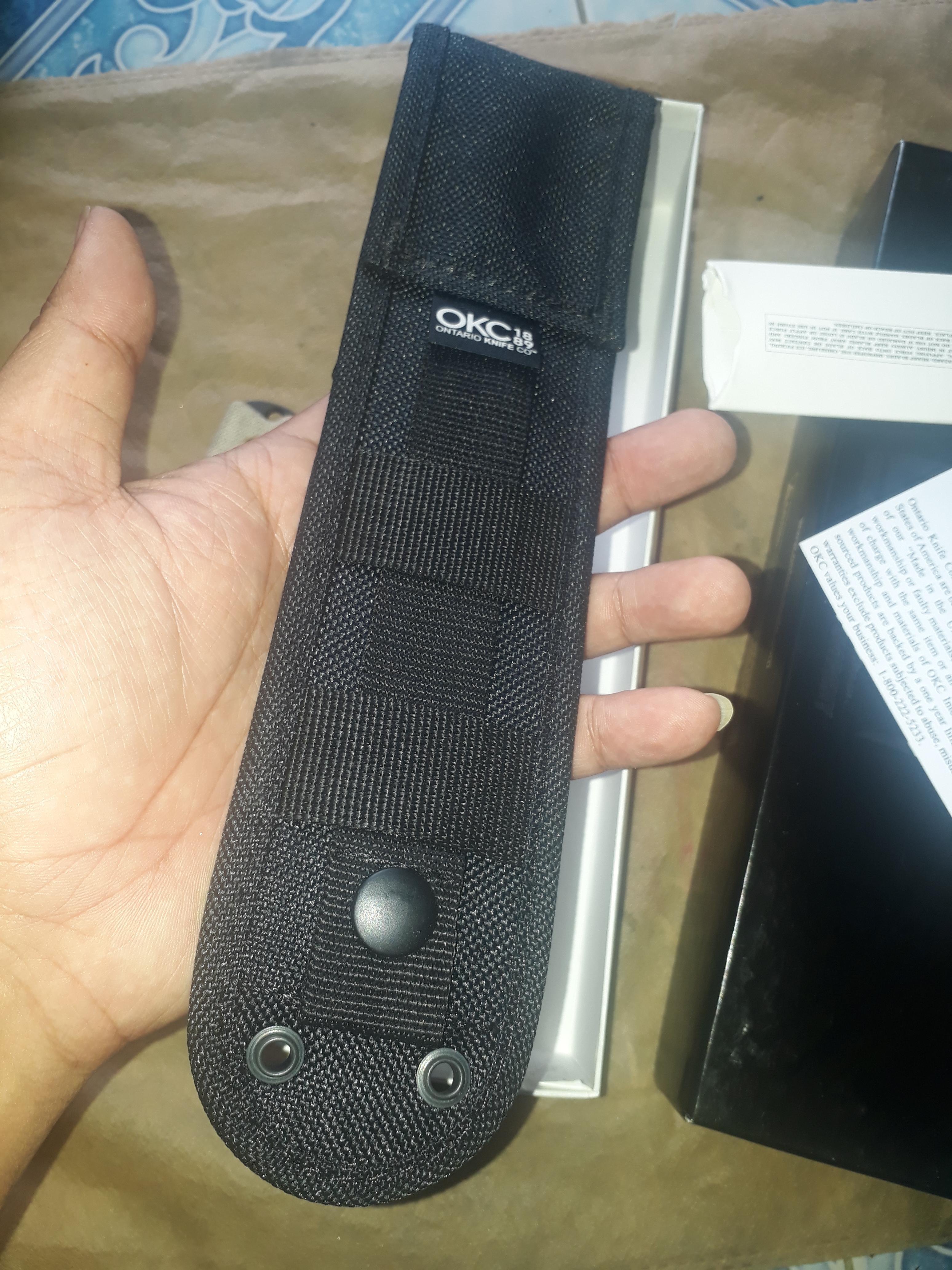 Ontario Knife Company 8665 RAT-3 Plain Edge with Black Nylon Sheath