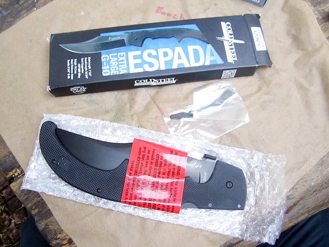 มีดBRAND NEW Cold Steel G-10 Espada Extra Large Folding Knife 62NGCX cts xhp alloy
