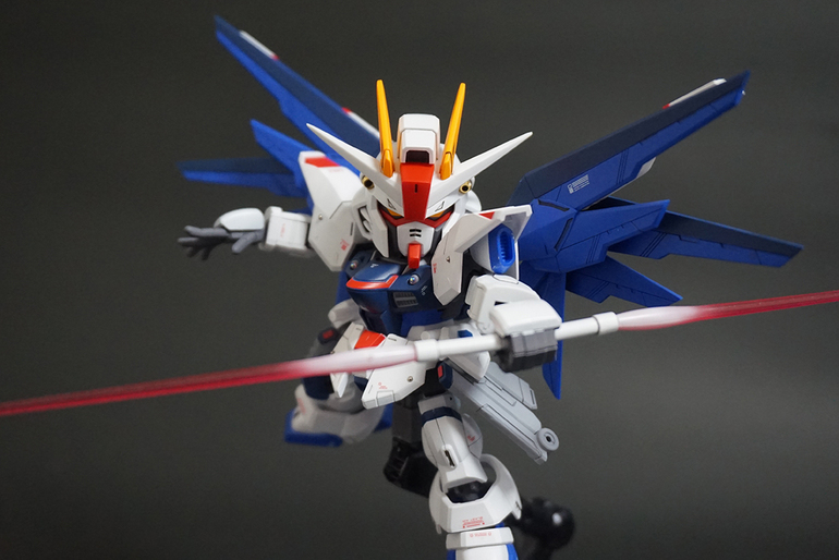 Painted Build : SDCS FREEDOM GUNDAM + CS FRAME by yoh0919