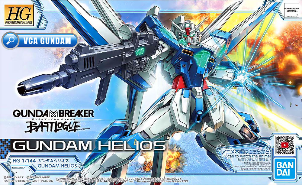 BANDAI GUNPLA HIGH GRADE HG HGGB BREAKER 1/144 GUNDAM HELIOS โมเดล กันดั้ม กันพลา VCA GUNDAM