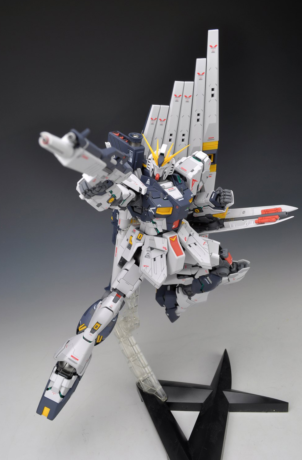 MG 1/100 NU GUNDAM VER KA Painted build by erikadingyifeng1989