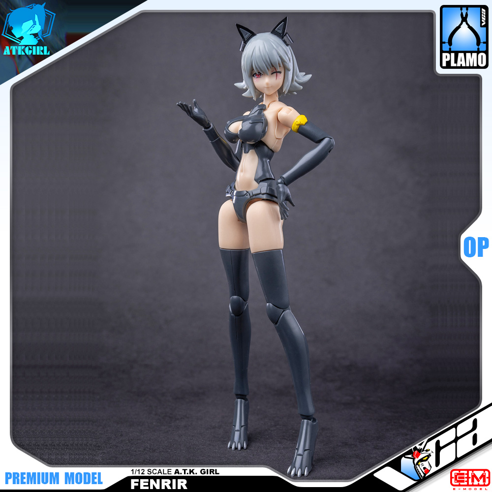 Eastern Model® Plastic Model Kit A.T.K. Girl FENRIR WOLF