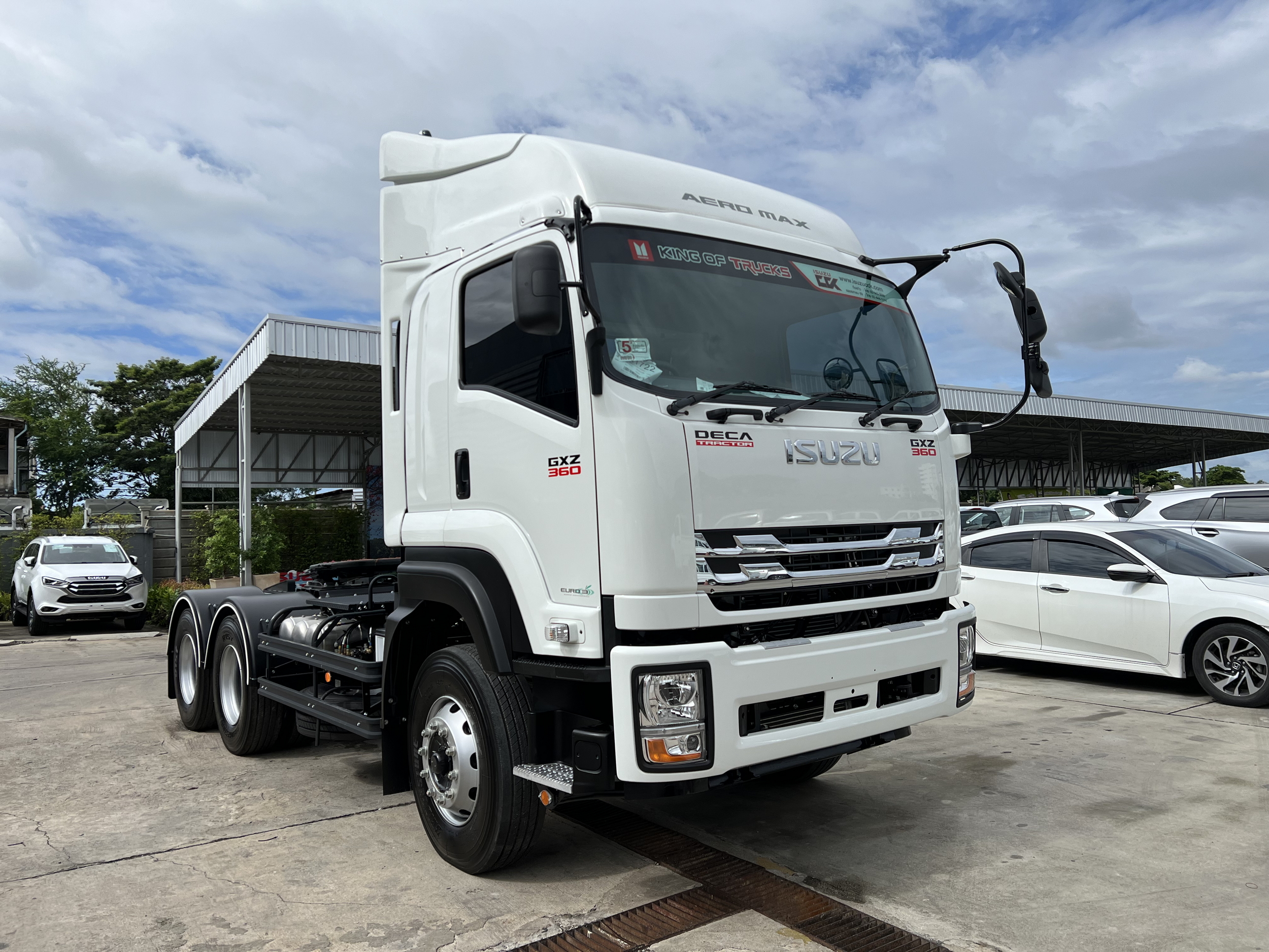 ISUZU GXZ 360 แรงม้า เฟืองช้า (หัวลาก 10 ล้อ 2 เพลา) หัวแชสซี (Chassis)