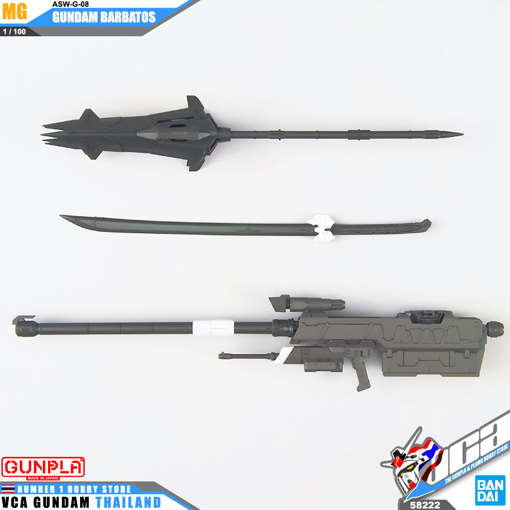 BANDAI GUNPLA MASTER GRADE MG 1/100 GUNDAM BARBATOS โมเดล กันดั้ม กันพลา VCA GUNDAM