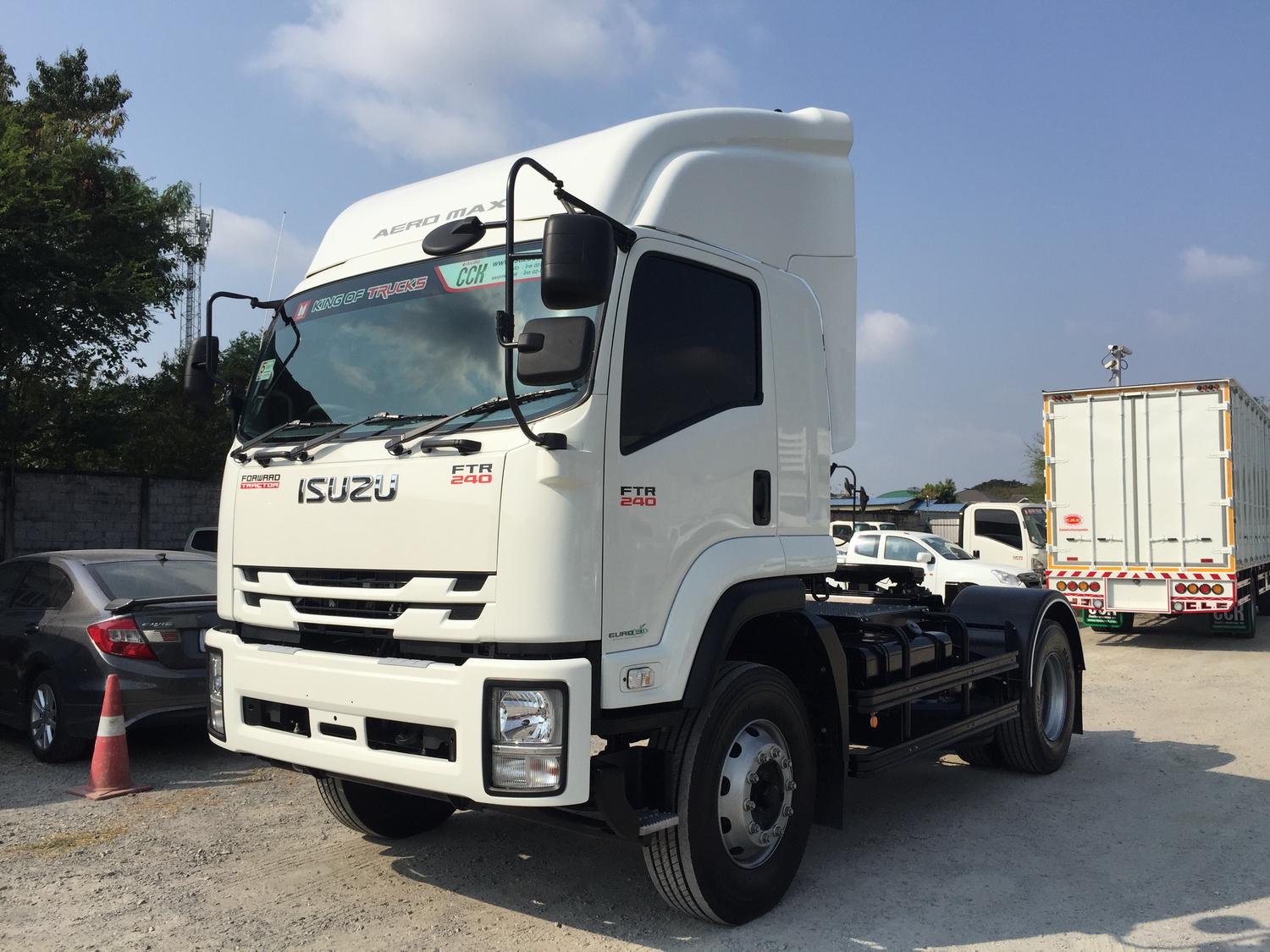 ISUZU FTR TRACTOR Euro 5 Max (หัวลาก 6 ล้อ) หัวแชสซี (Chassis)
