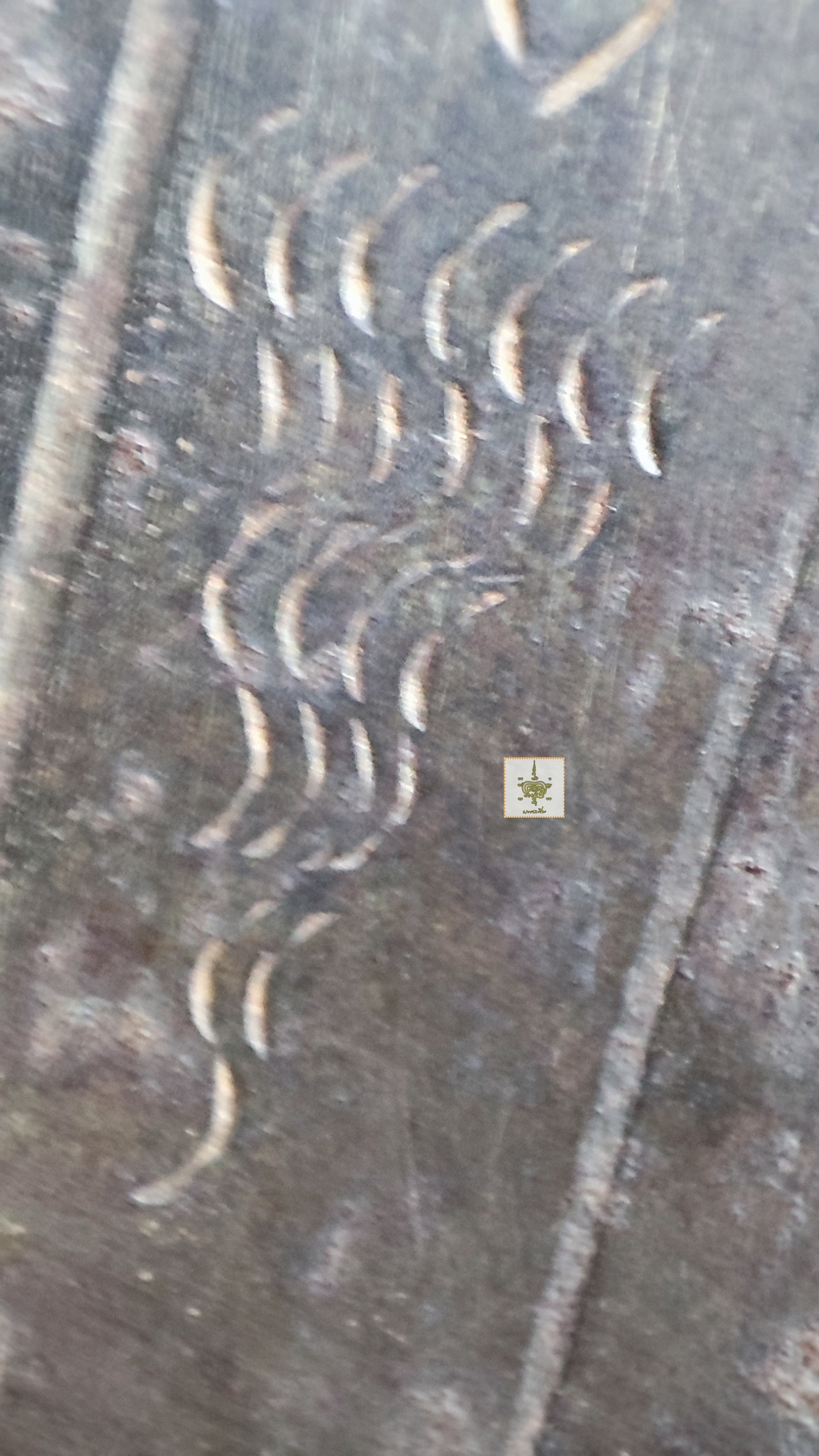 มีดเหน็บเก่า ตอกลายสวย