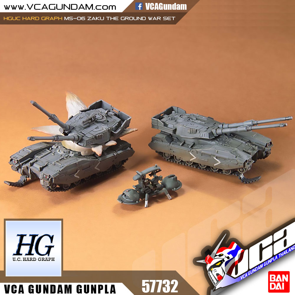 HG MS-06 ซาคุ ZAKU THE GROUND WAR SET