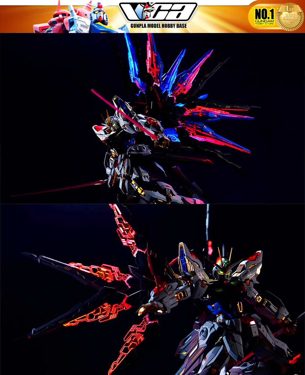 Kosmos Lighting Full System for MGEX Strike Freedom Gundam Gunpla Plastic Model Action Toy Kit VCA Thailand
