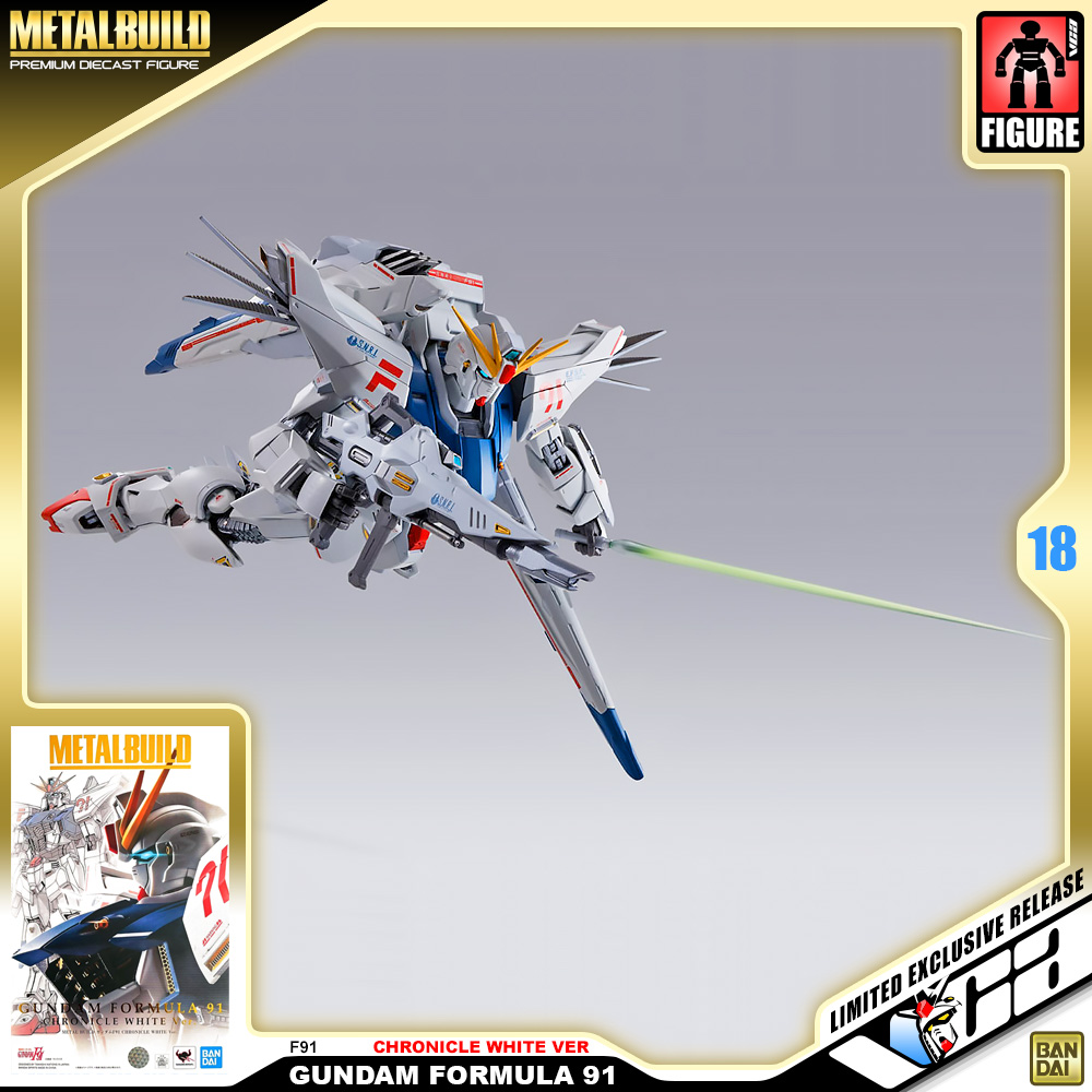 ⭐️ PREMIUM BANDAI PB TAMASHII NATIONS METAL BUILD MB GUNDAM F91 CHRONICLE WHITE VER กันดั้ม ฟิกเกอร์ ของเล่น VCA GUNDAM