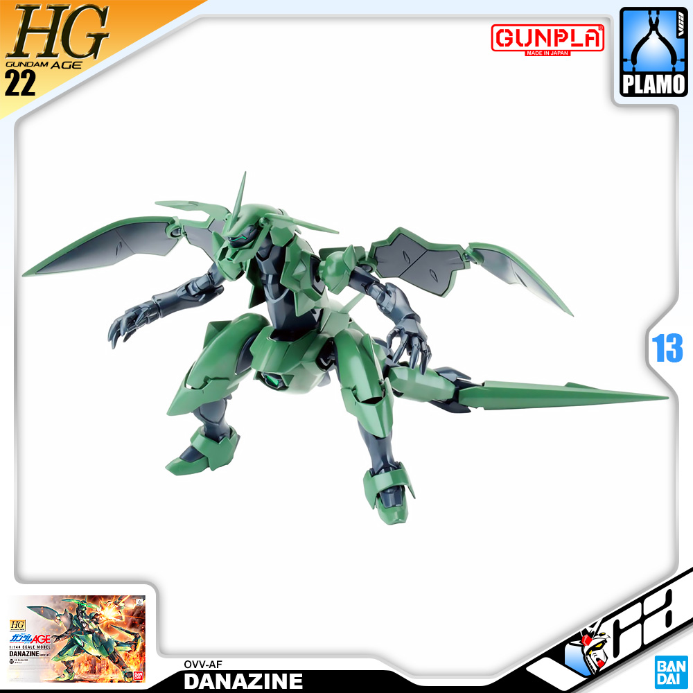 ⭐️ BANDAI GUNPLA HIGH GRADE AGE HGGA HG 1/144 DANAZINE ประกอบ หุ่นยนต์ โมเดล กันดั้ม กันพลา ของเล่น VCA GUNDAM