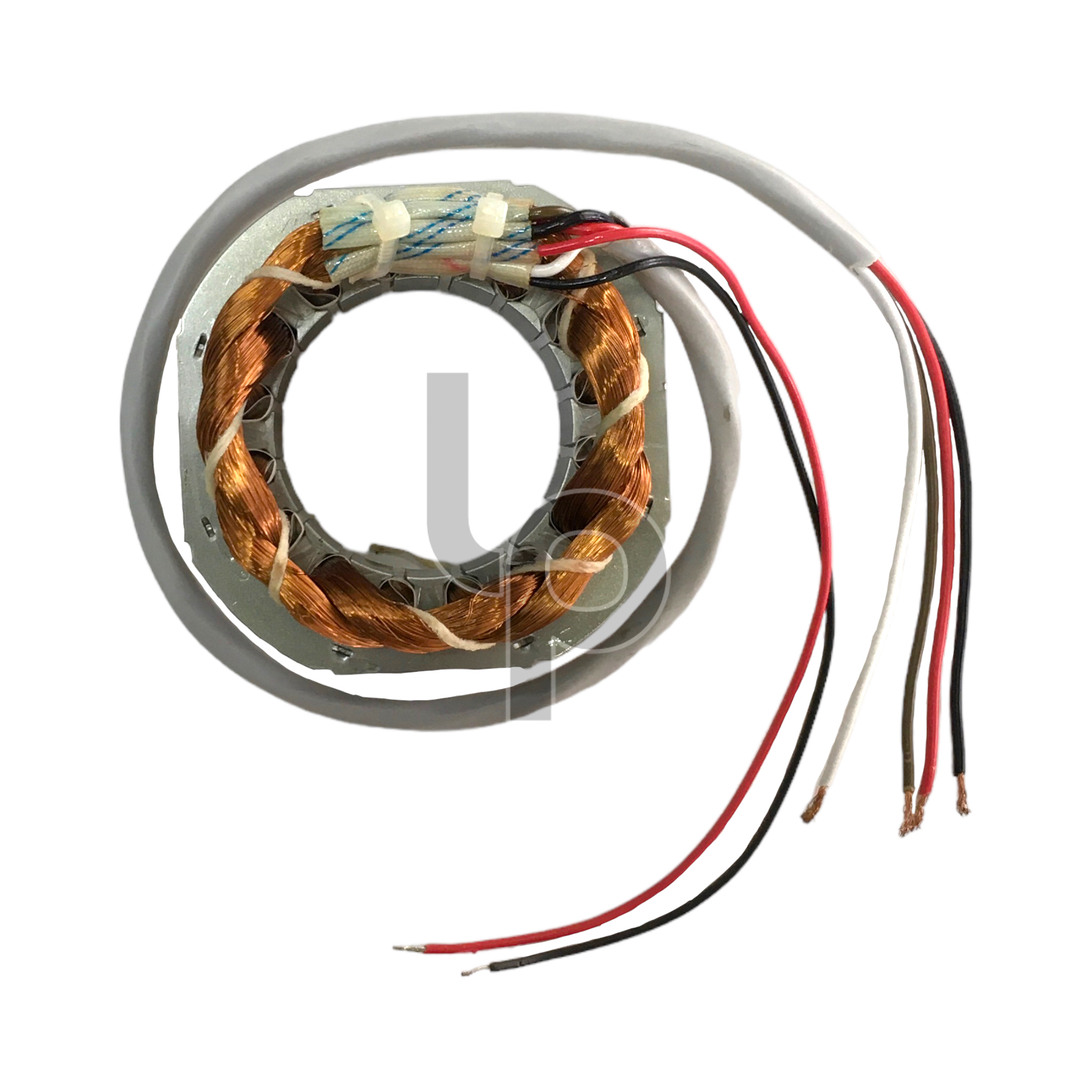 มอเตอร์ขดลวดพัดลม,ทุ่นพัดลม ขนาด 16 นิ้ว ทองแดงแท้ 25 mm. รุ่น 8 เหลี่ยม รูใน 46mm.