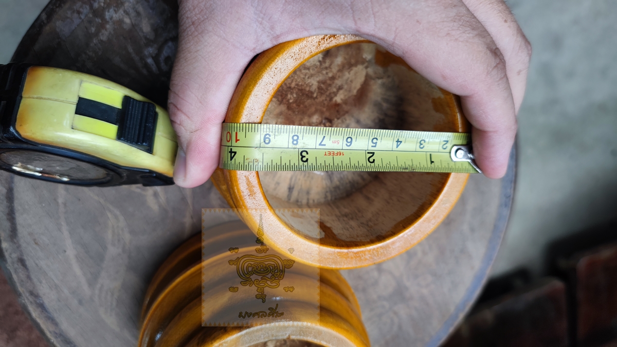 แท่นวางเทียนขนาดใหญ่ ไม้สัก 1 คู่